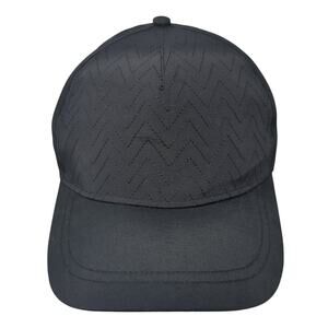 Slazenger Golf Strapback Hat Black One Size Adjustable 6 Panel Blank